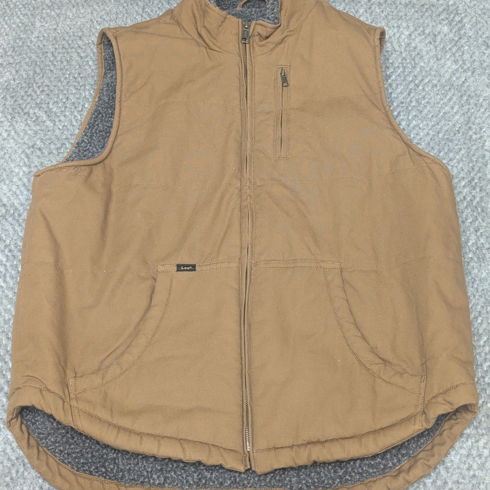 Lee Sherpa Lined Workwear Vest